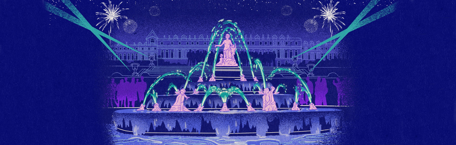 The Electro Night Fountains Show 2025