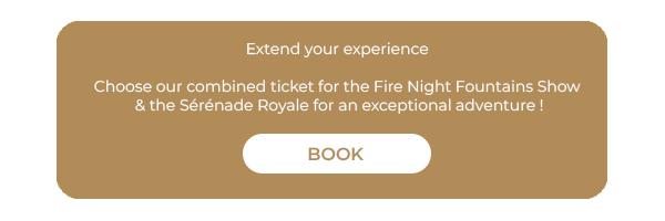 Combined ticket the Fire Night Fountains Show & the Sérénade Royale