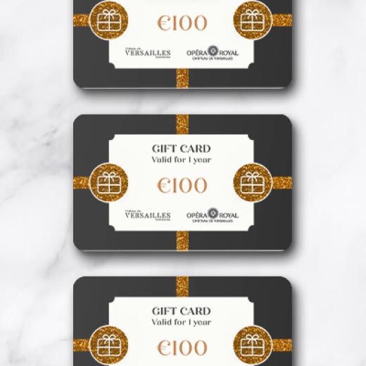 A gift card worth 100€