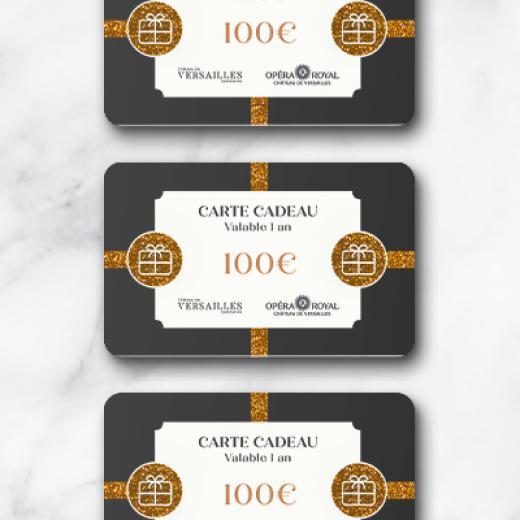 Carte cadeau d'une valeur de 100€