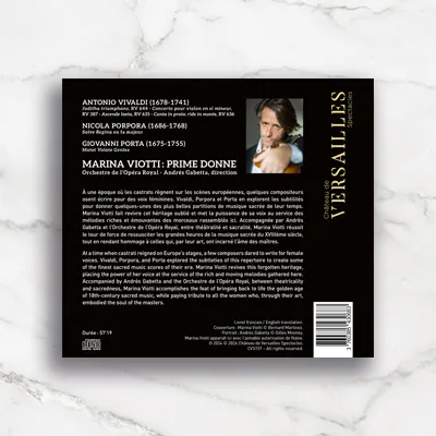 CD Marina Viotti : Prime Donne