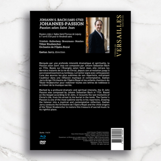DVD Bach - Johannes : Saint John Passion